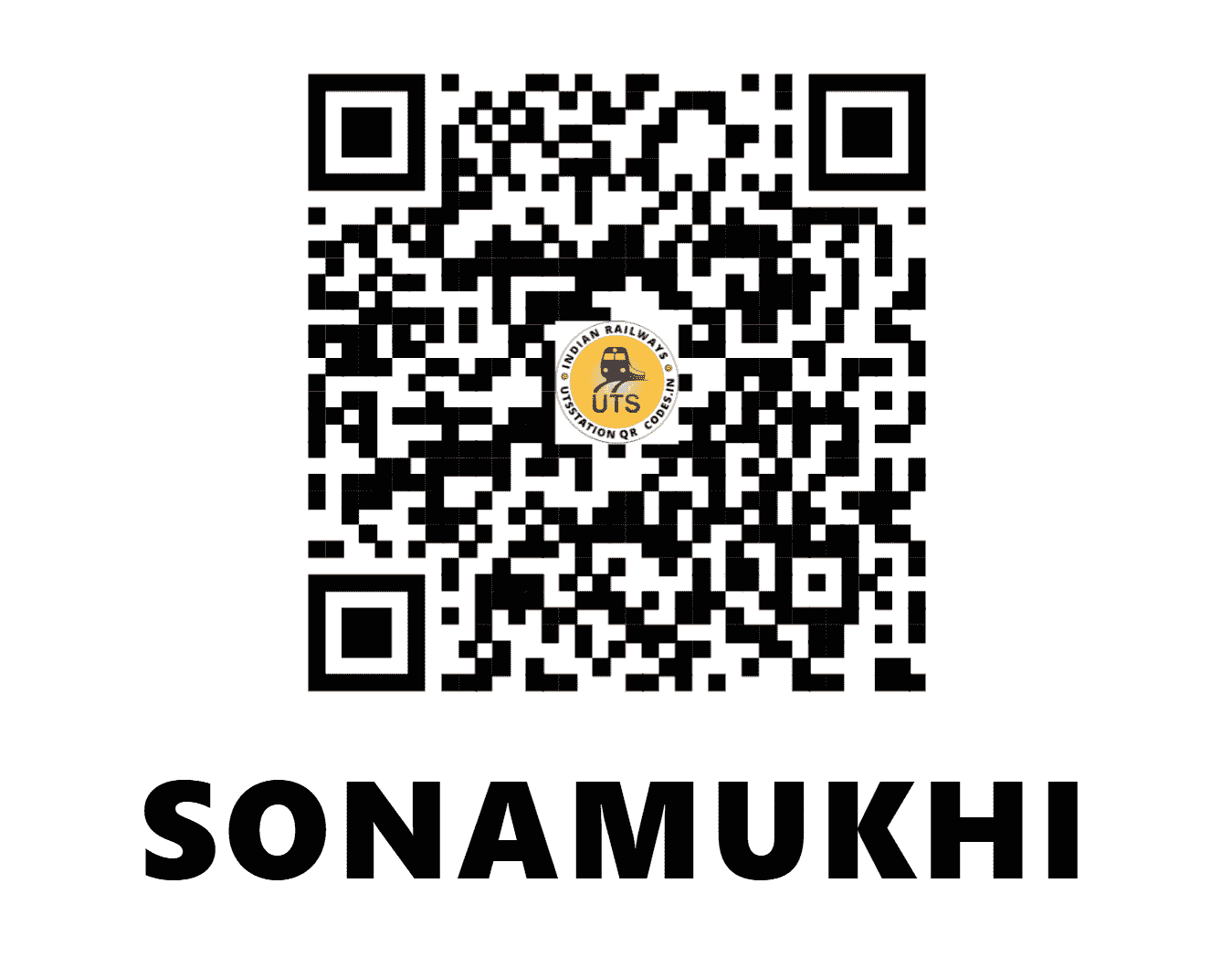 UTS QR Code for SONAMUKHI - SONA - SE (WEST BENGAL)